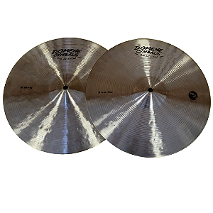 Par De Pratos Para Bateria Domene Hi-Hat 14" Top/Bottom Dante