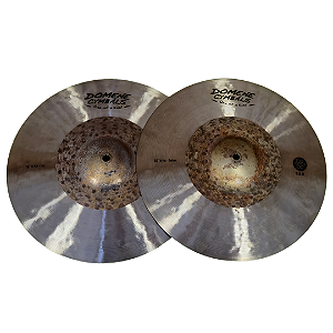 Par De Pratos Para Bateria Domene Hi-Hat 14" Top/Bottom  D.N.A