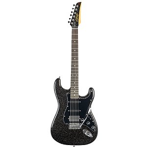 Guitarra Seizi Fun Katana Musash Black Sparkle/ Black Pinckguard C/ Bag