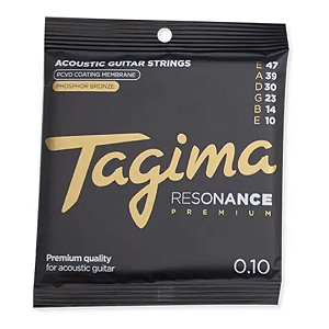 Encordoamento Guitarra Tagima 010 Resonance Premium Coated