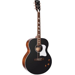 Violão Eletroacustico Cort CJ RETRO VBM com Bag Preto Fosco