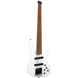 Contrabaixo Strinberg HBN5M 5 Cordas Headless Next Branco C/ Bag