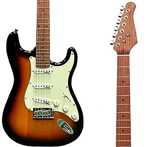 Guitarra Benson Stratocaster Hardy 901 3TS/MG Sunburst C/ Bag