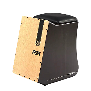 Cajon Eletrico FSA Gibão FGB6504 C/ Captação Dupla Tabaco