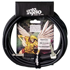 Cabo Santo Angelo Angel L Guitarra 0,30MM P10XP10 4,57m Preto