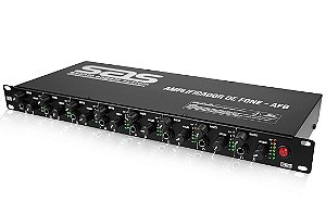 Amplificador de Fone de Ouvido Santo Angelo AF8 P10/P2 Mono 8 Canais Preto