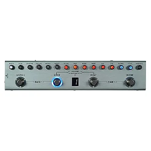 Pedaleira M-vave Tank B Pedal Cuvave Ir Baixo Bass Cinza