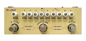 Pedal De Efeito M-vave Cube-baby Ac Creme