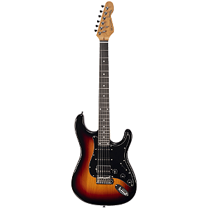 Guitarra Michael Vangart GMV300 Strato Dark Sunburst