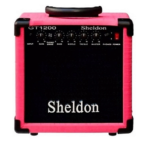 Amplificador Sheldon Para Guitarra GT1200 15W Rosa