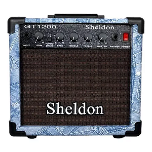 Amplificador Sheldon Para Guitarra GT1200 15W Jeans