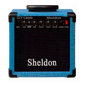 Amplificador Sheldon Para Guitarra GT1200 15W Azul