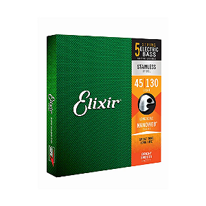 Encordoamento Baixo Elixir 5 Cordas 045 Stainless Steel L.S 14777