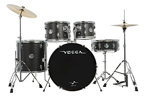 Bateria Acustica Vogga Pulse VPD222 Bumbo 22'' Matte Black
