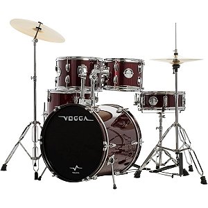 Bateria Acustica Vogga Urban VPD122 Bumbo 22" Vinho