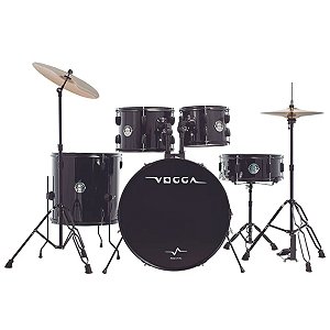Bateria Acustica Vogga Urban VPD122 Bumbo 22" Preta