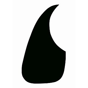 Escudo Para Violão M20 BK Preto