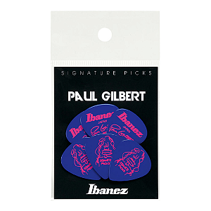 Palheta Ibanez 1.0mm 6un Jewel Blue Azul Paul Gilbert Signature B1000PG-JB