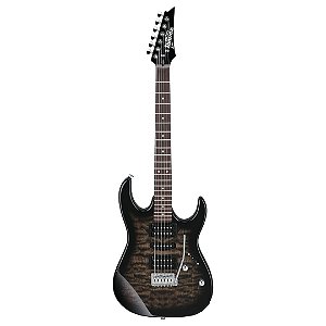 Guitarra Ibanez RG GRX70QA TKS Transparent Black Sunburst