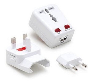 Adaptador Universal P/ Viagens Dl Auv-002 C/ Entrada Usb