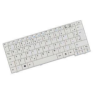 Teclado Notebook Acer Aspire ZG5 AEZG5600020 ABNT Branco
