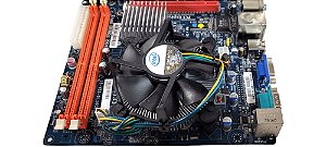 Placa Mãe PCI MB G31T-M7 LGA 775 DDR2 Processador + Cooler