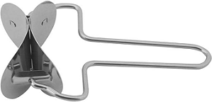 Carretilha  Cortador  Circular Aço Inox  Cabo Cromado 8 Cm