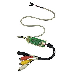 Placa De Captura+ Cabo USB INTERNO Adaptador Conversor RCA