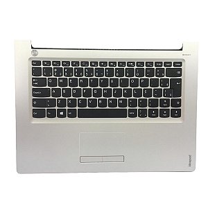 Base Superior Com Teclado Lenovo IdeaPad 310 14isk Prata