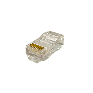 Conector RJ45 Cat5e – Pacote com 100 Unidades