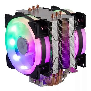 Cooler Universal LED RGB Fan Duplo 92MM DEX - DX-9107D