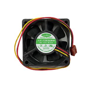 Cooler Colorful 60x60x20mm c/ Rolamento Duplo CF-12620MB 12V