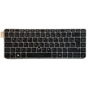 Teclado HP Elitebook 840 850 Abnt2 836308-201 - USADO - SEM BORRACHA TRACKPOINT