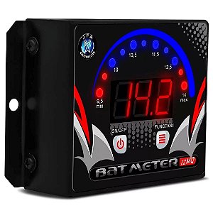 Voltimetro Bat Meter Microcontrolado Quadrado 12mq Jfa
