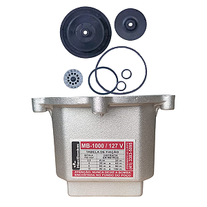 Kit caneca + Reparo Bombas Sapo Submersa Com 06 Parafusos Todas 165mm