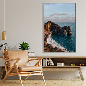 Quadro FineArt Costeira de Durdle Door na Inglaterra
