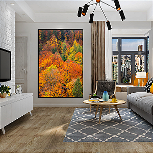Quadro FineArt Floresta Mista de Outono nos Alpes Bávaros