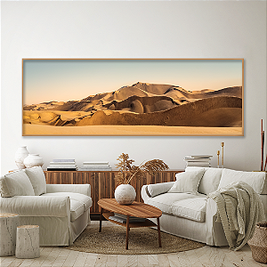 Quadro FineArt Panorâmica sobre Dunas de Areia na África