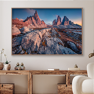 Quadro FineArt Flor Alpes Dolomitas na Itália