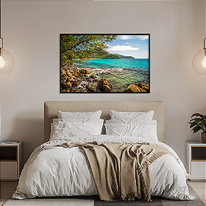 Quadro FineArt Praia Paradisíaca