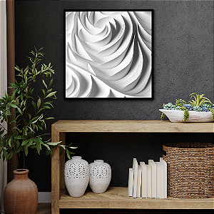 Quadro FineArt Abstrato Pureza em Movimento