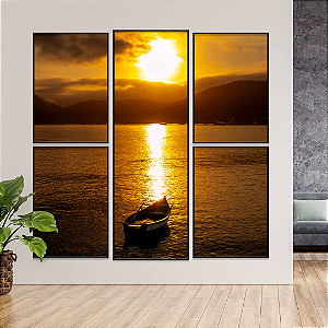 Obra Porto Belo Dourado - Coleção Praia de Porto Belo SC - Estevan Borba