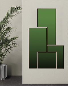 Composição FineArt Arquitetura Verde - Coleção ReFrame