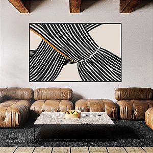 Quadro FineArt Abstrato Trama em Movimento
