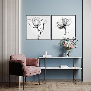 Conjunto com 2 quadros FineArt Fragilidade Eterna