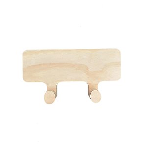 Cabideiro de 2 pontas