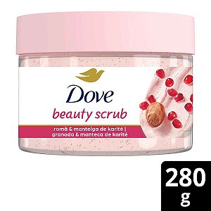ESFOLIANTE DOVE BEAUTY SCRUB ROMÃ E KARITÉ 280G