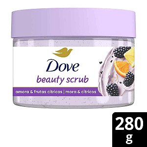 ESFOLIANTE DOVE BEAUTY SCRUB AMORA E FRUTAS CITRICAS 280G