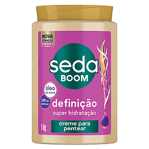 CREME PARA PENTEAR SEDA BOOM DEFINIÇÃO 1KG