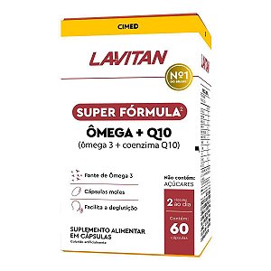 LAVITAN SUPER FORMULA OMEGA + Q10 60 CAPSULAS